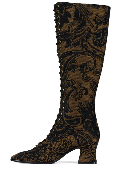 DAMIEN-T - Dark Brown Tapestry |Jeffrey Campbell