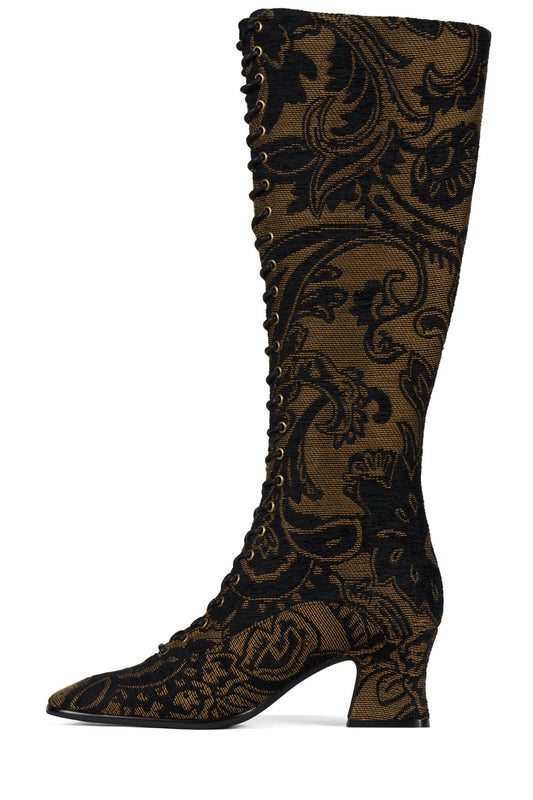 DAMIEN-T - Dark Brown Tapestry |Jeffrey Campbell