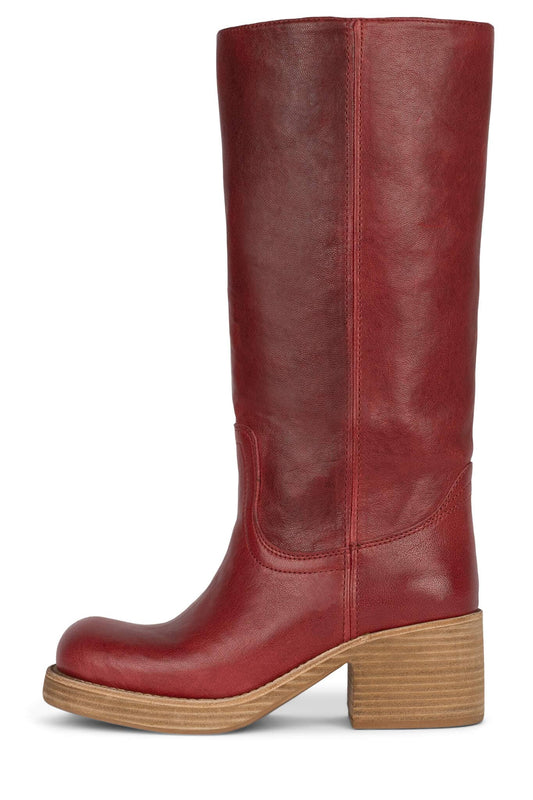 REFLECT-TN Heeled Boot - Red |Jeffrey Campbell