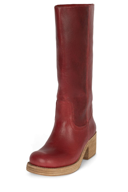 REFLECT-TN Heeled Boot - Red |Jeffrey Campbell