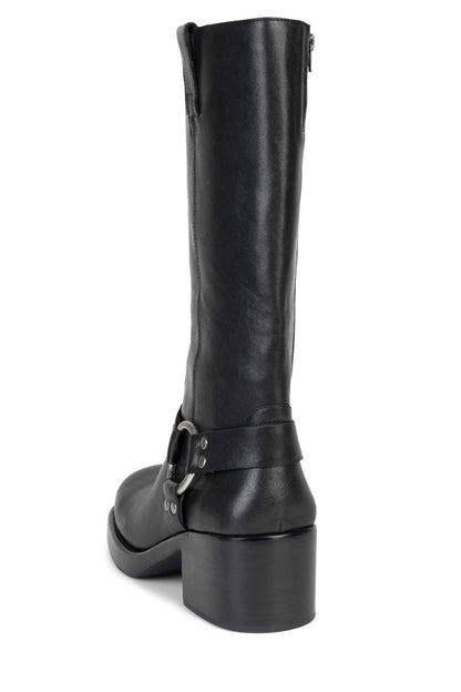 MIRROIRE Knee-High Boots - Black |Jeffrey Campbell