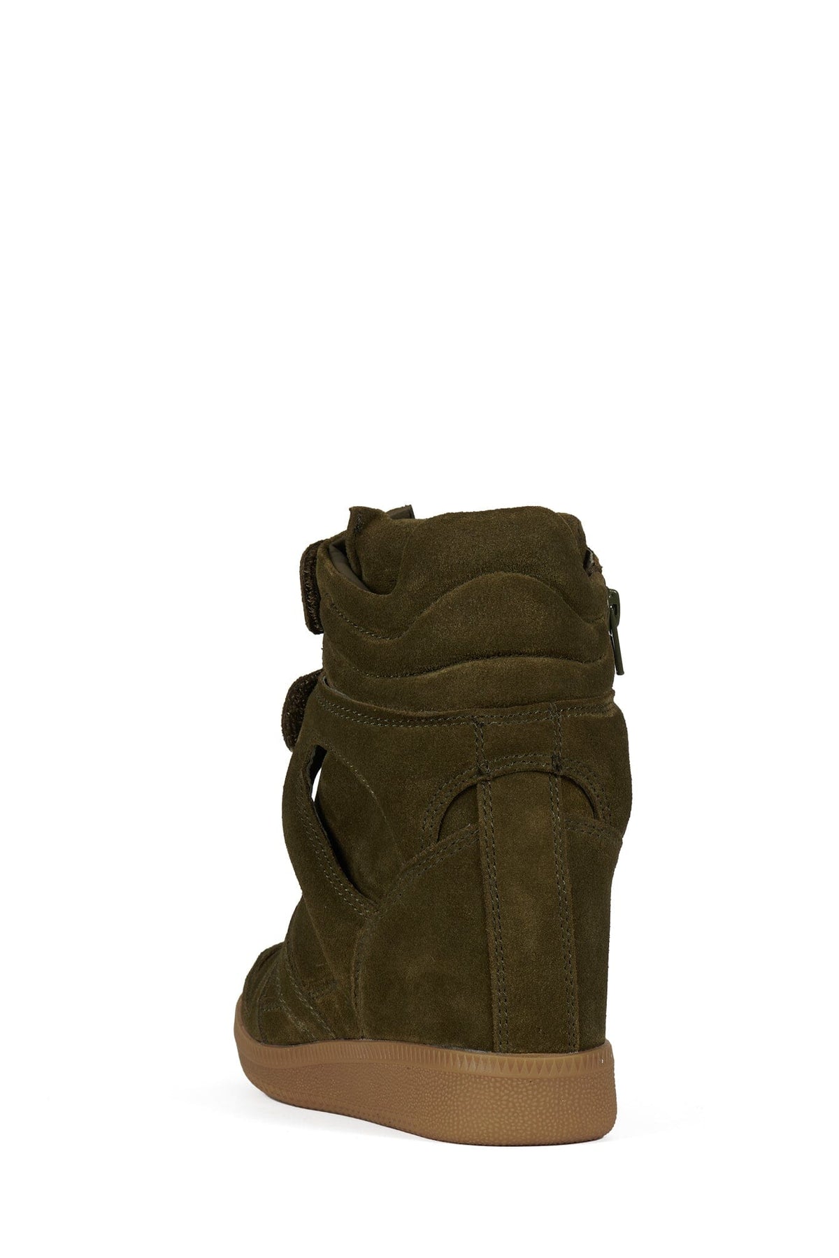 SERVED High-Top Sneaker - Olive Suede |Jeffrey Campbell