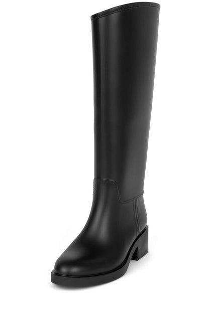 TORRENTIAL Knee-High Rain Boot - Wine |Jeffrey Campbell