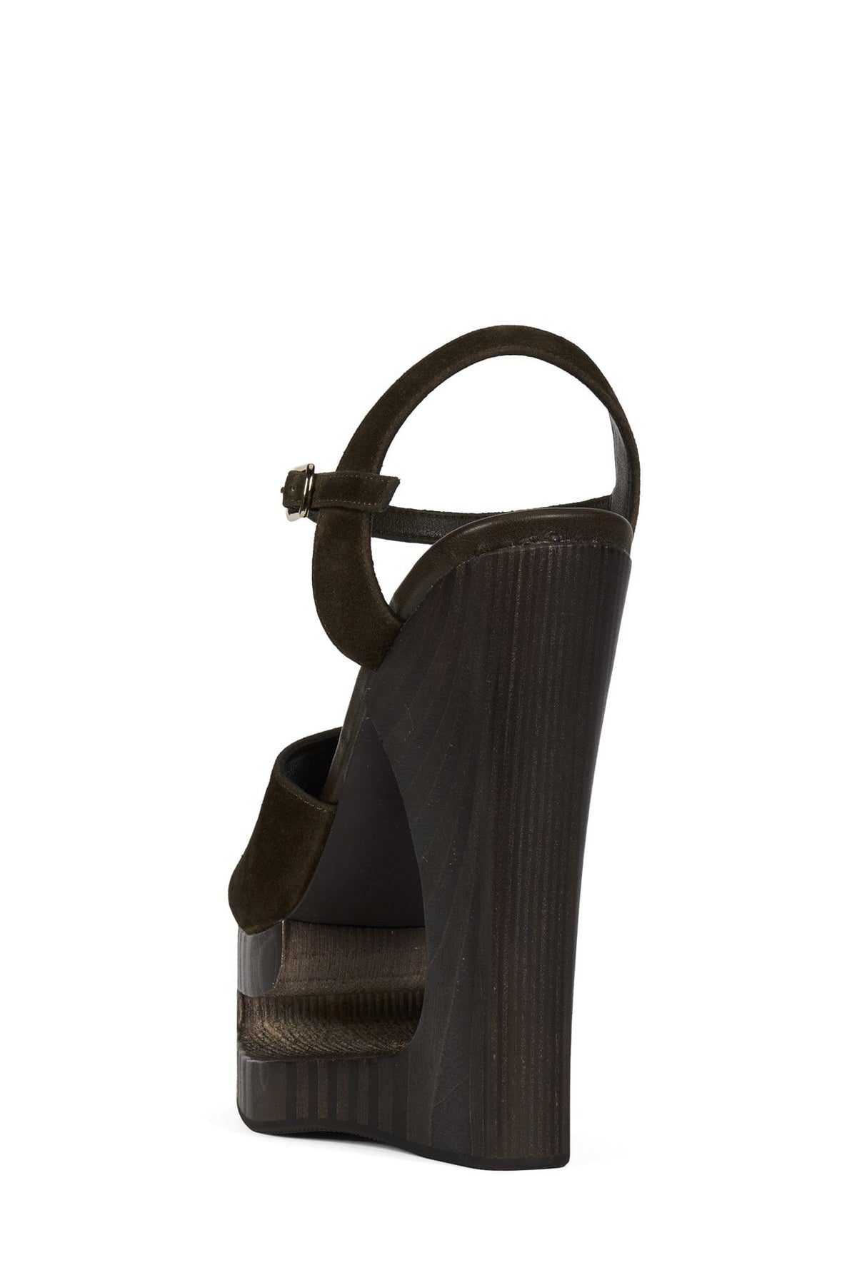 FLAG-GIRL Platform Sandal - Brown Suede |Jeffrey Campbell