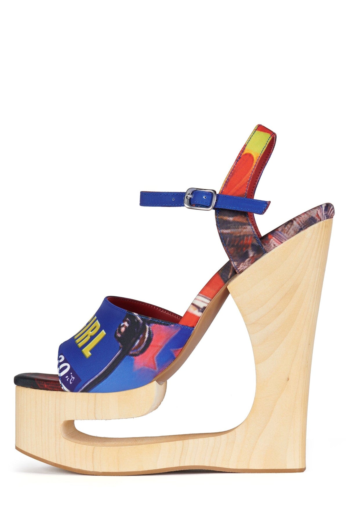 FLAG-GIRL Platform Sandal - Bad Girl Combo |Jeffrey Campbell