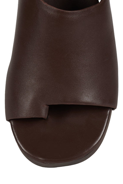 PIPPER Heeled Sandal - Coffee |Jeffrey Campbell