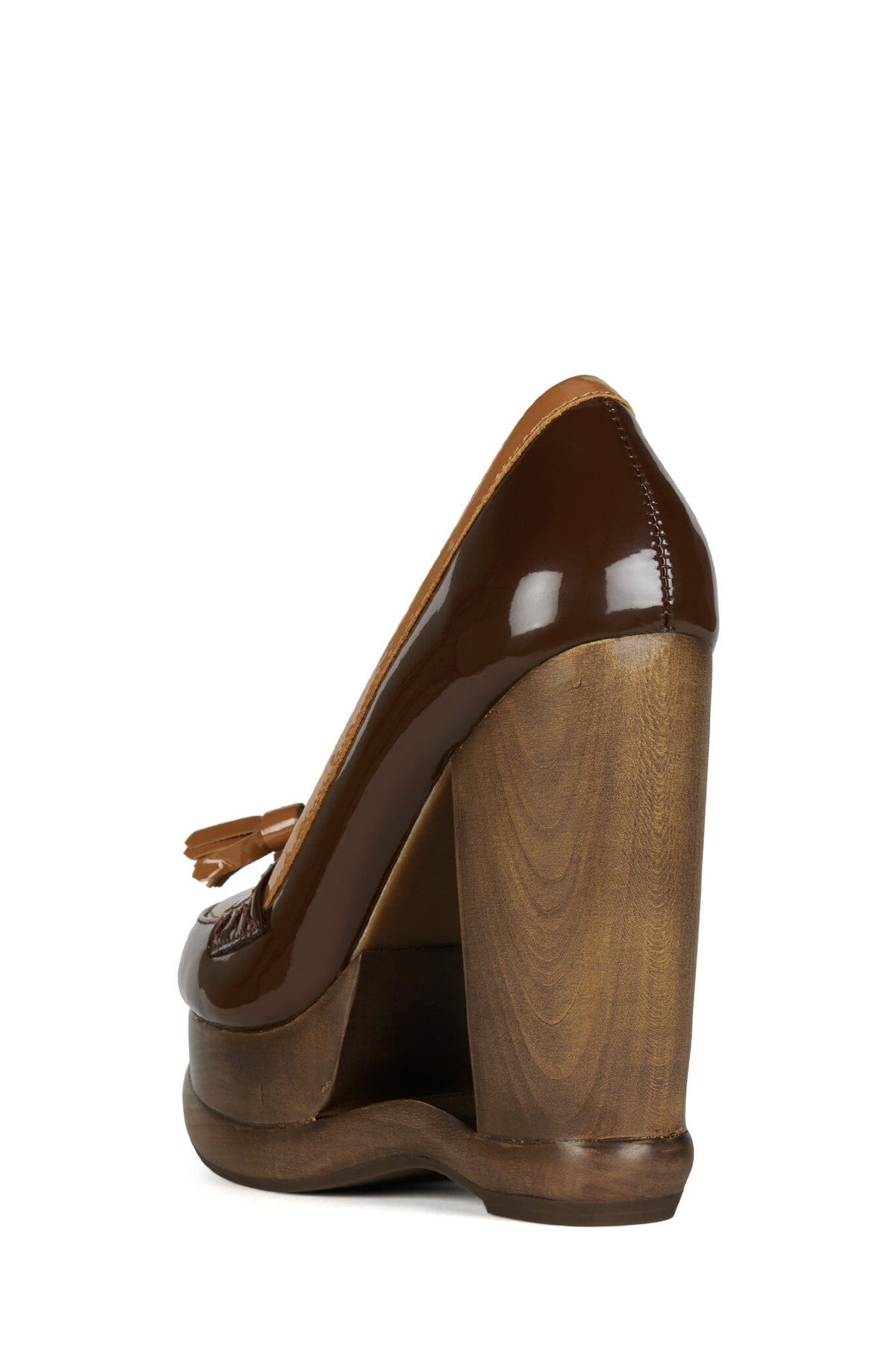 ARTICLE Platform Wedge - Brown Patent Tan Patent |Jeffrey Campbell
