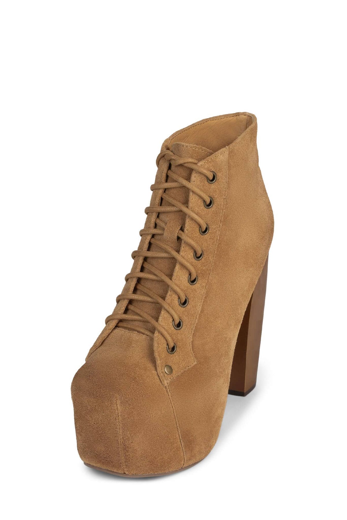 LITA - Apricot Suede Wood |Jeffrey Campbell