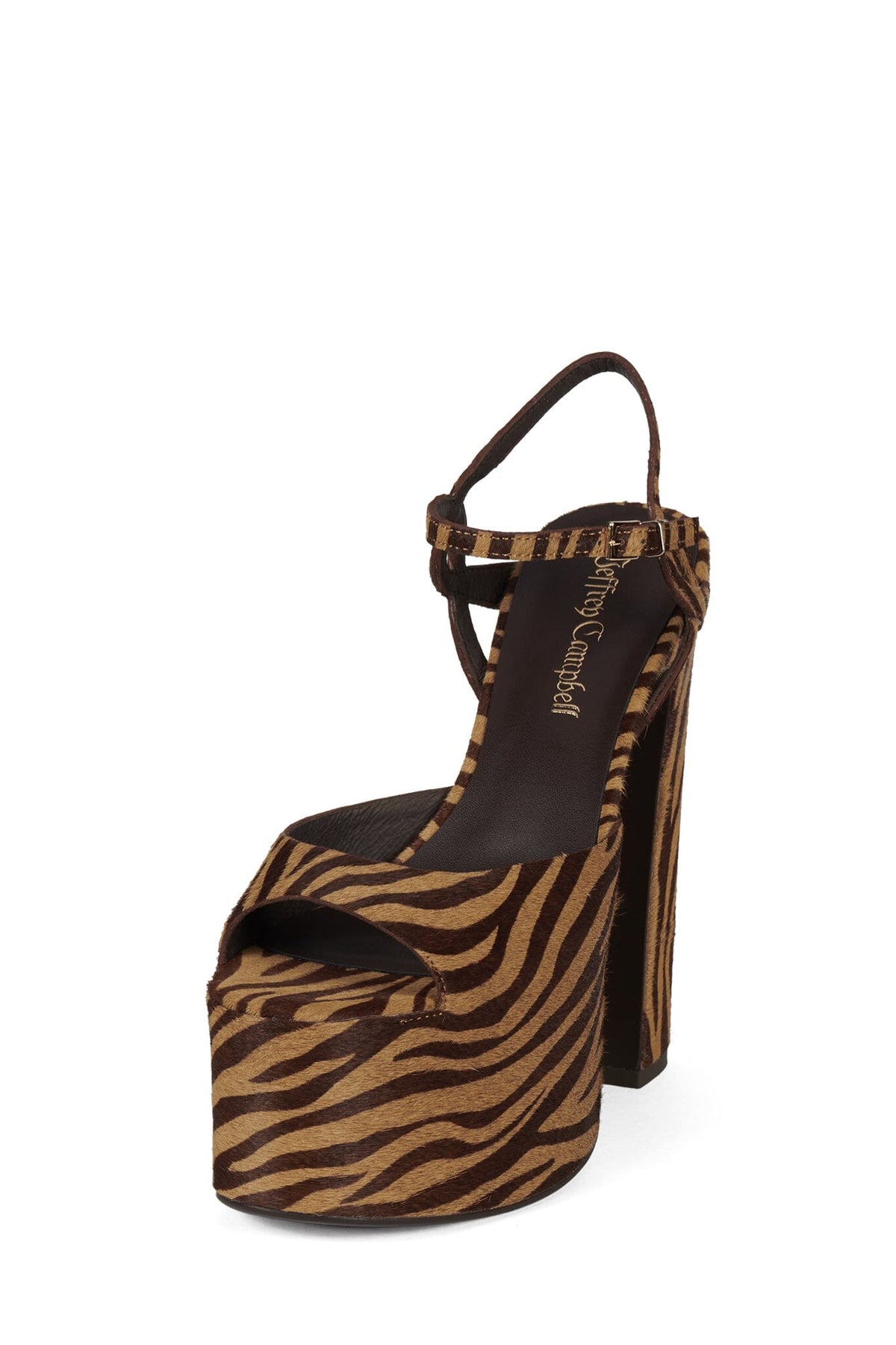 EVERLAST-F - Beige Brown Zebra |Jeffrey Campbell