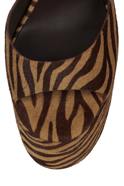 EVERLAST-F - Beige Brown Zebra |Jeffrey Campbell