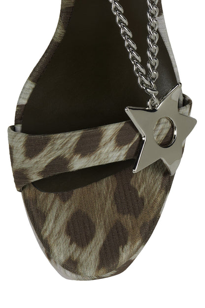 HOTTIE - Green Cheetah Silver |Jeffrey Campbell