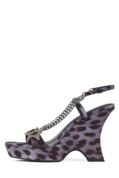 HOTTIE - Green Cheetah Silver |Jeffrey Campbell