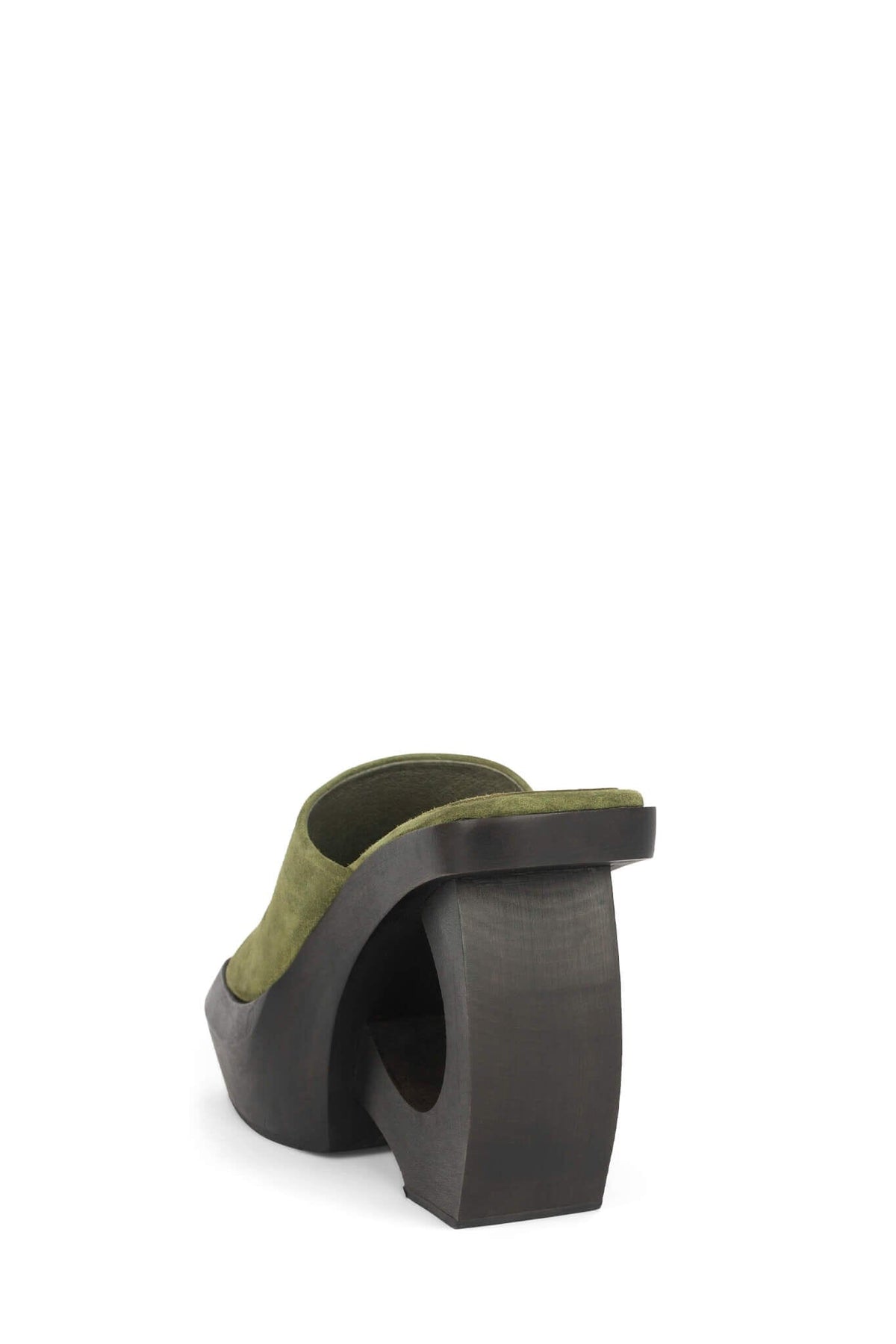 THE-IDOL Platform Sandals - Olive Suede |Jeffrey Campbell
