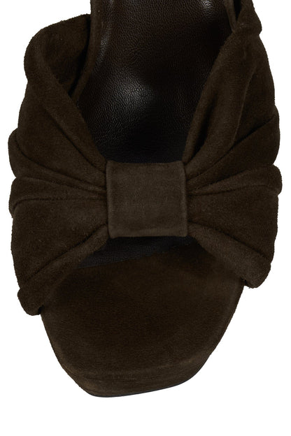 DALIDA Platform Sandal - Espresso Suede |Jeffrey Campbell