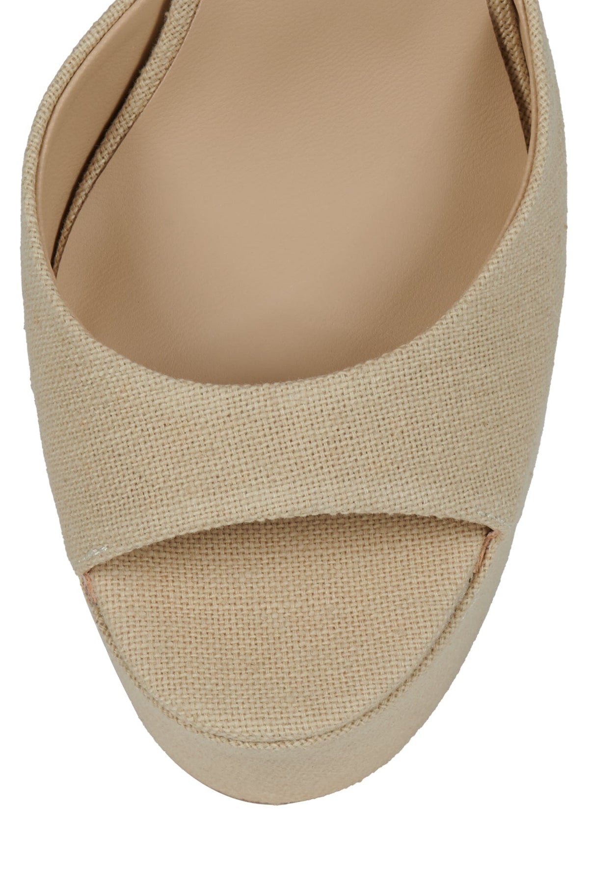 EVER-LAST Platform Sandal - Beige Canvas |Jeffrey Campbell