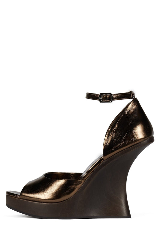 PLEASING - Bronze Crinkle Brown |Jeffrey Campbell