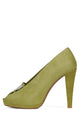 Chartreuse Suede