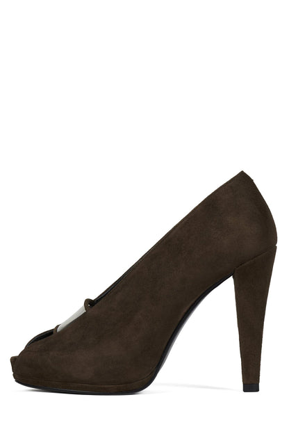 TECHNICAL - Chartreuse Suede |Jeffrey Campbell