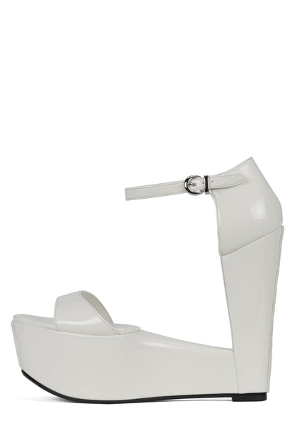 SO-DOWN - Brown Patent |Jeffrey Campbell