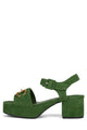 Green Suede Gold