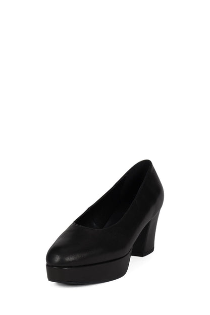 CHAPTERS Platform Pump - Black |Jeffrey Campbell