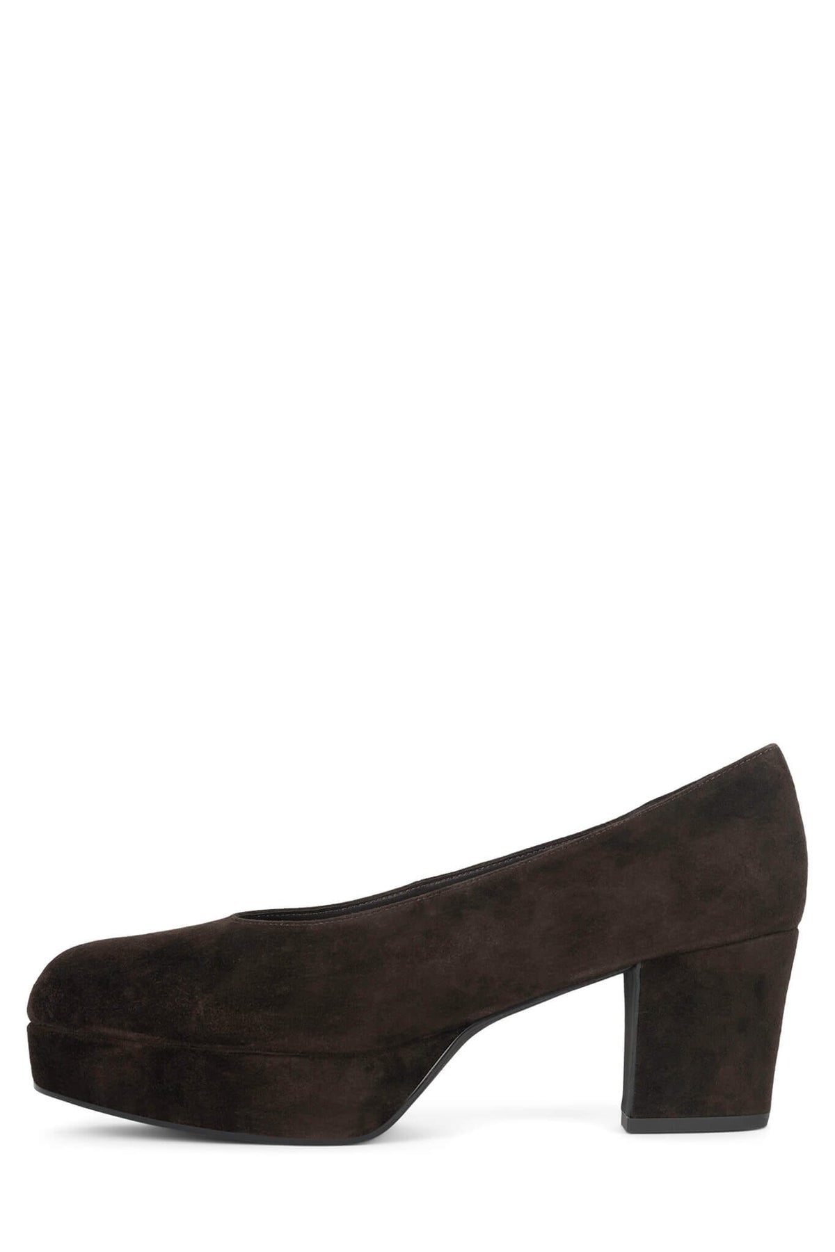 CHAPTERS Platform Pump - Black Suede |Jeffrey Campbell