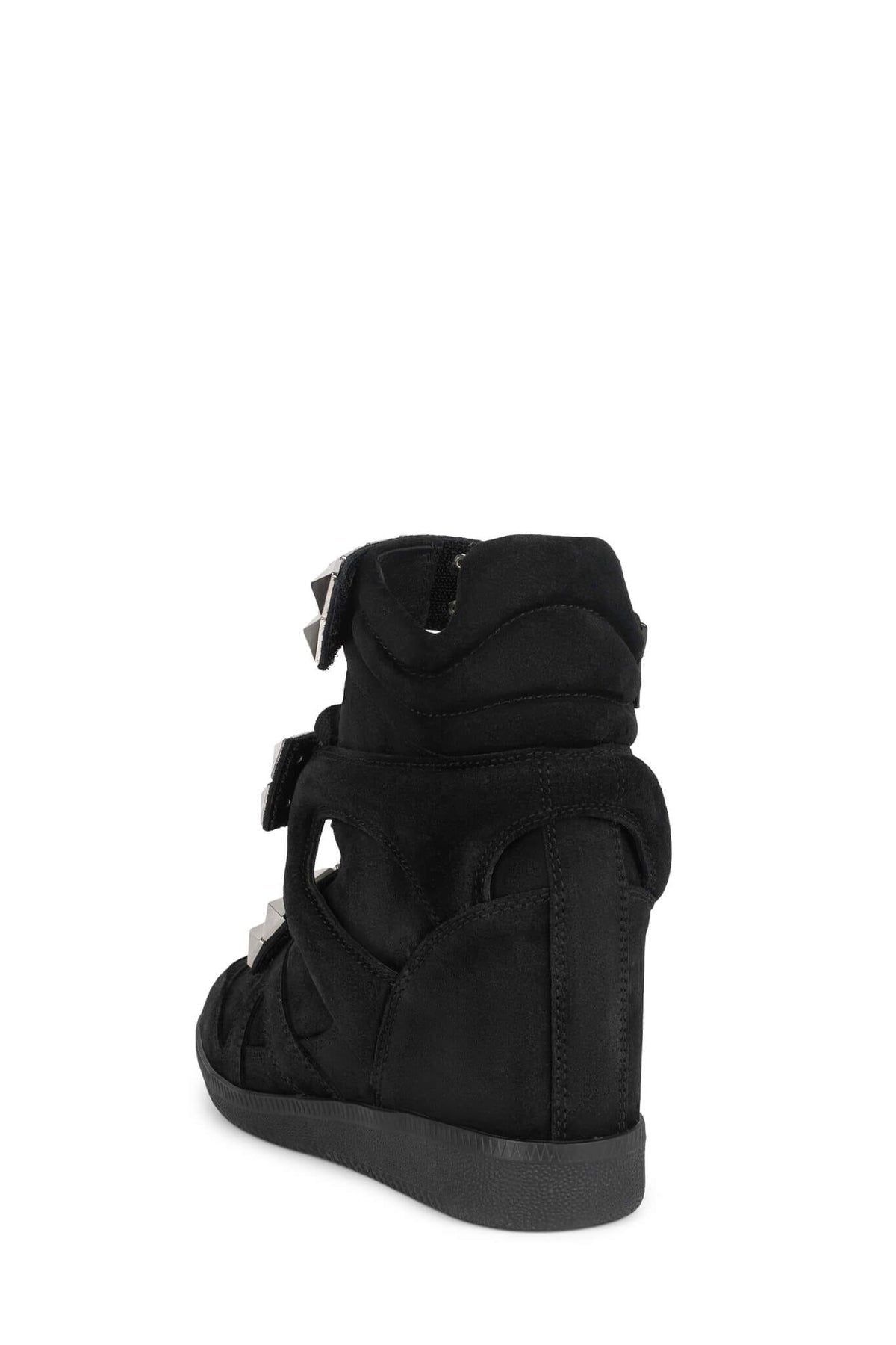 YEAHYEAH - Black Suede Silver |Jeffrey Campbell