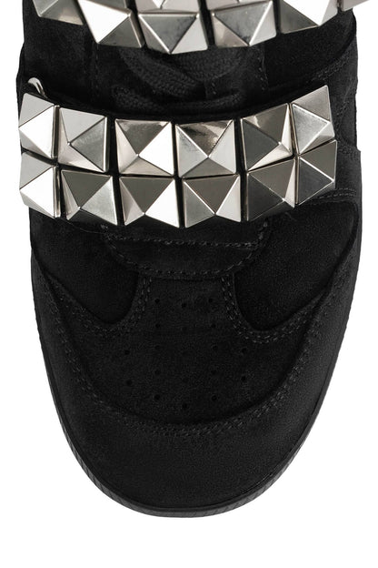 YEAHYEAH - Black Suede Silver |Jeffrey Campbell