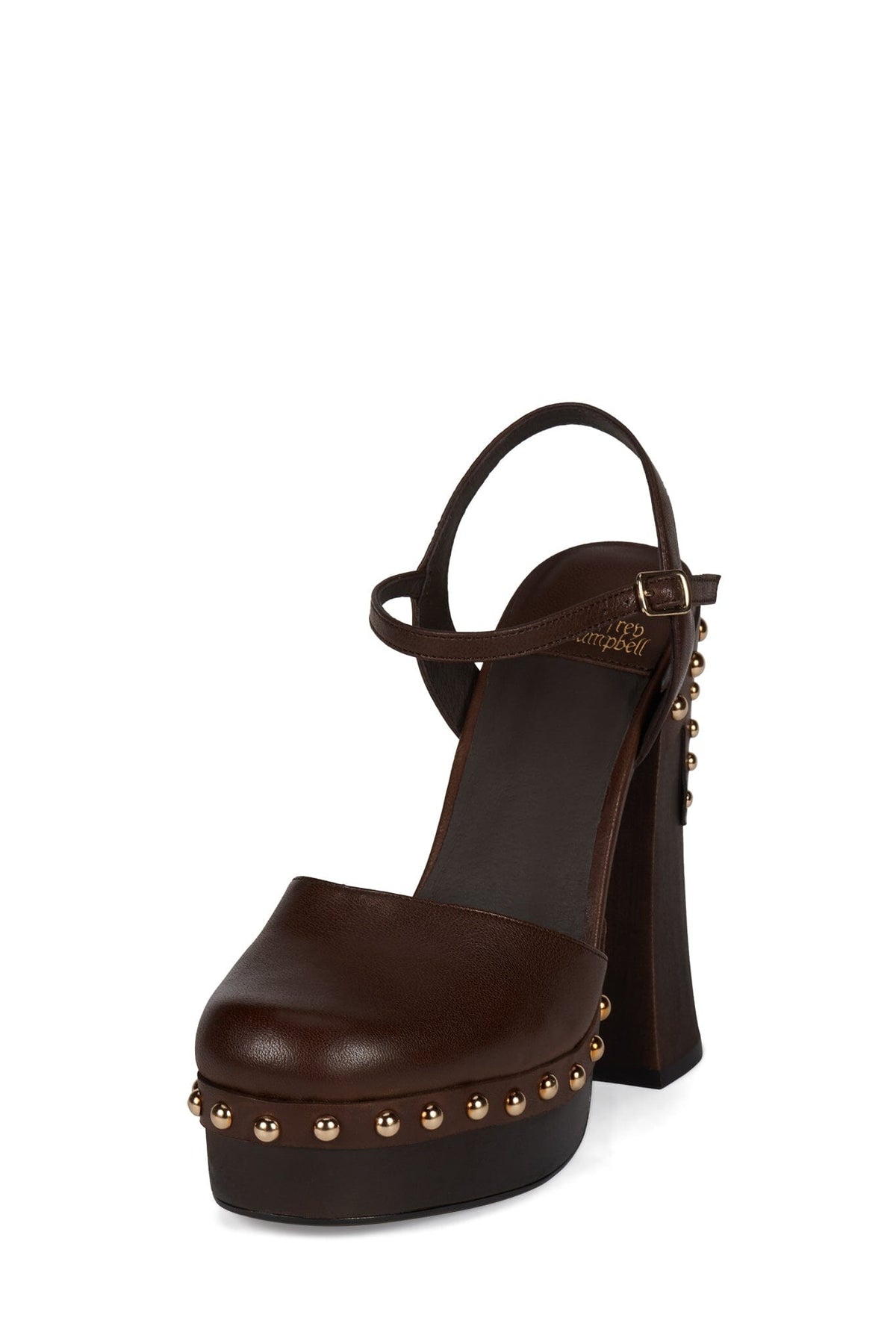 EXTROVERT Platform Pump - Coffee Gold |Jeffrey Campbell