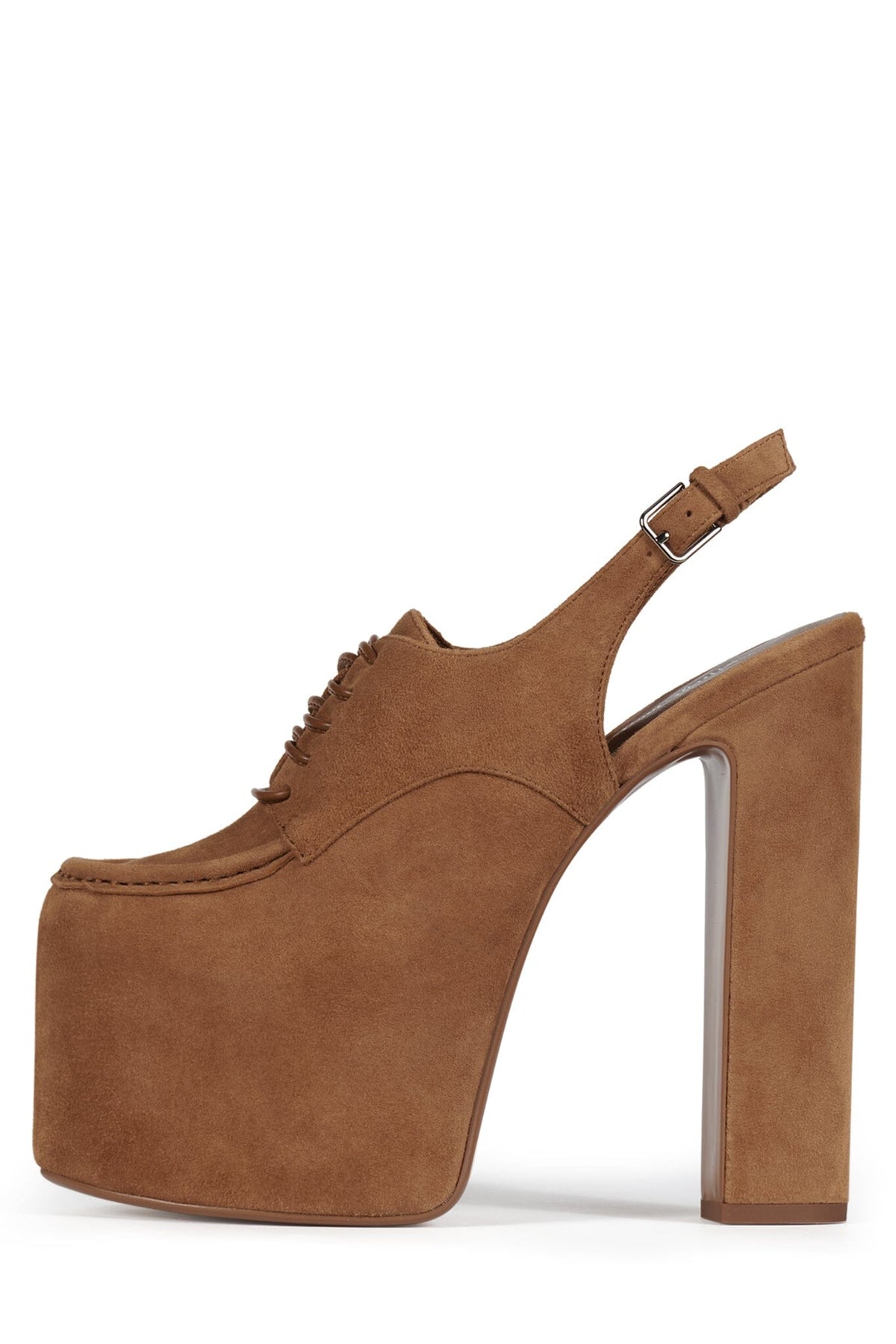 LAST-4EVER Platform Oxford - Tan Suede |Jeffrey Campbell