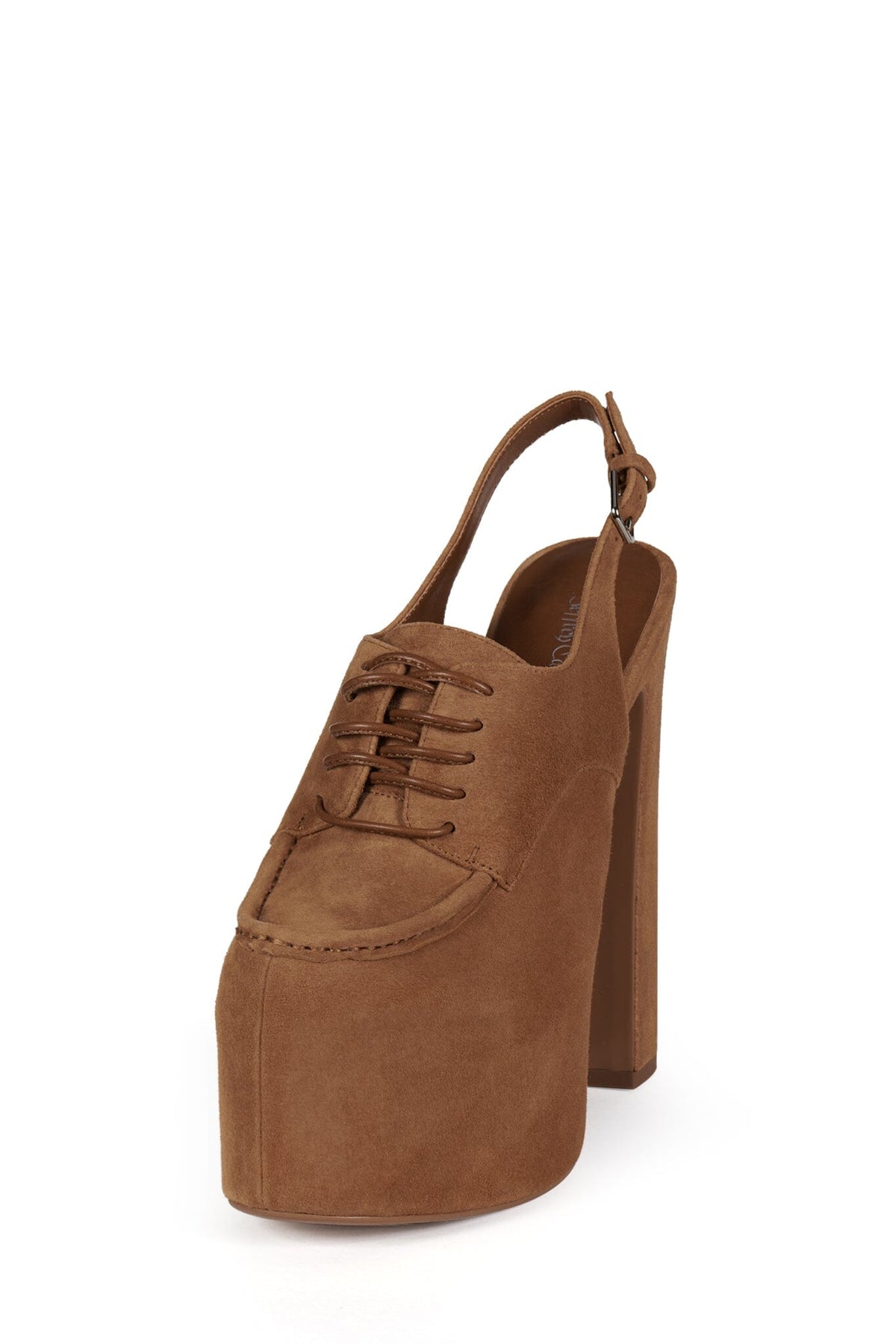 LAST-4EVER Platform Oxford - Tan Suede |Jeffrey Campbell