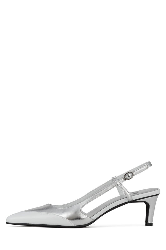 BOOSHKY - Silver White Combo |Jeffrey Campbell