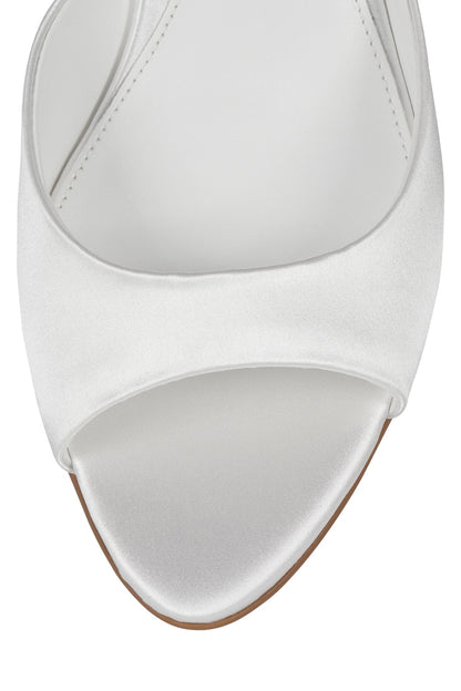 SPY-KID - White Satin |Jeffrey Campbell