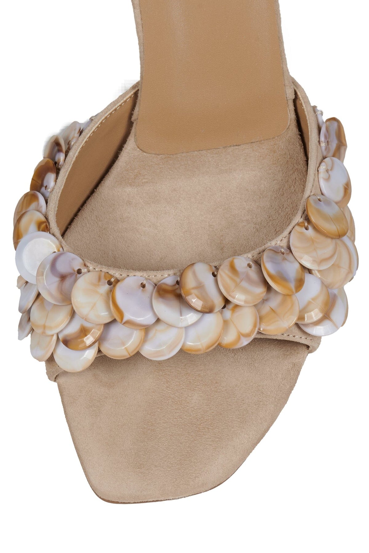 COCOA-SH Kitten Heel Sandal - Natural Combo |Jeffrey Campbell