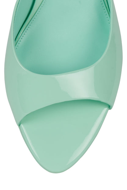 SPY-KID - Teal Patent |Jeffrey Campbell