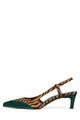 Beige Zebra Turquoise
