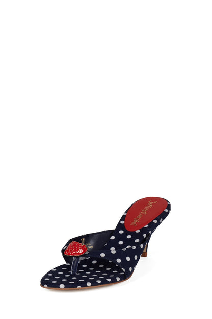 SHORTCAKE2 - Navy White Polkadot |Jeffrey Campbell