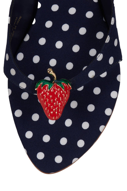 SHORTCAKE2 - Navy White Polkadot |Jeffrey Campbell