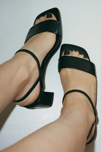 ADAPT Heeled Sandals - Black |Jeffrey Campbell