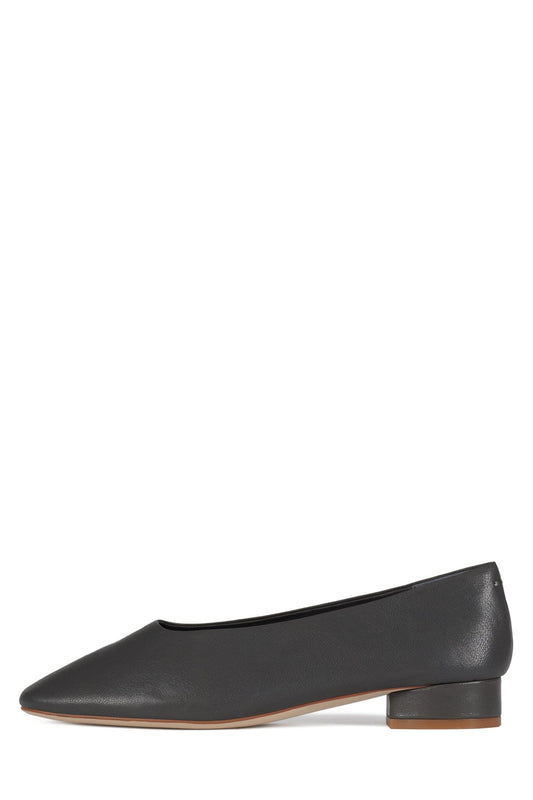 TRUSTEE Block Kitten Heel - Grey |Jeffrey Campbell