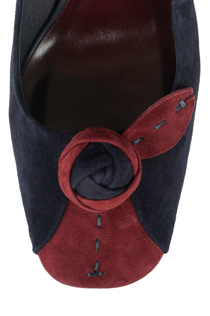 LEISURE - Navy Wine Suede |Jeffrey Campbell