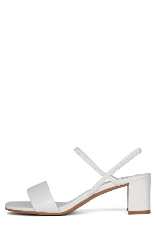 ADAPT Heeled Sandals - White |Jeffrey Campbell