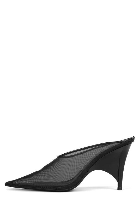 VADER-MSH Heeled Mules - Black |Jeffrey Campbell