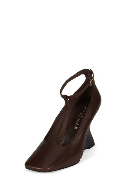 ASTURIAN Wedged Heels - Brown Combo |Jeffrey Campbell