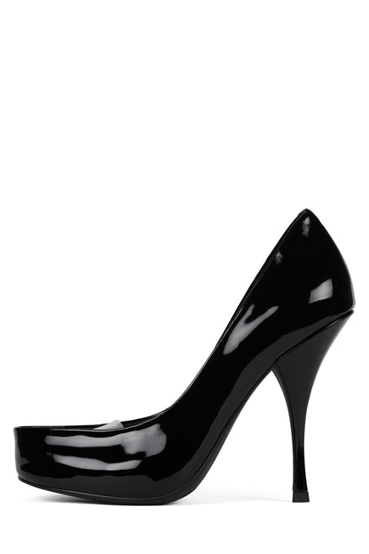 TOP-DOWN - Black Patent |Jeffrey Campbell