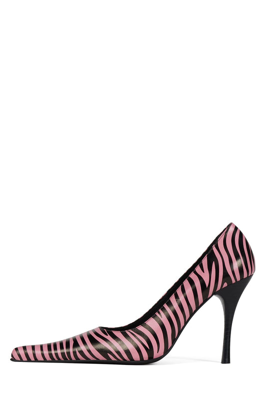 KICKIT - Pink Black Zebra |Jeffrey Campbell