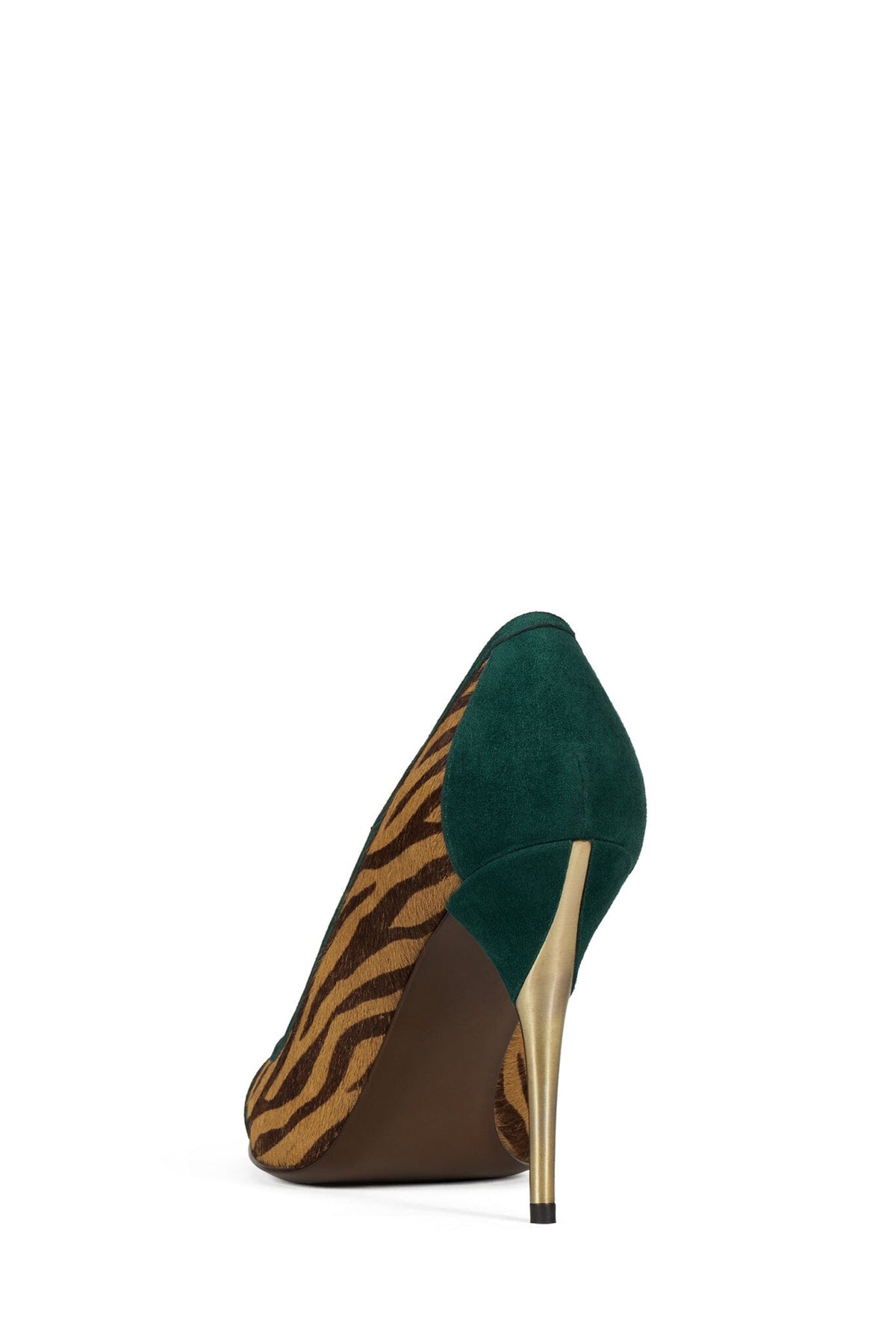 MIRRORS-F - Beige Zebra Turquoise |Jeffrey Campbell