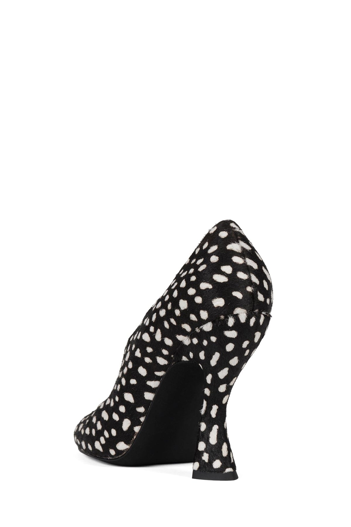 AMUSING-F - Black White Dot Teal |Jeffrey Campbell