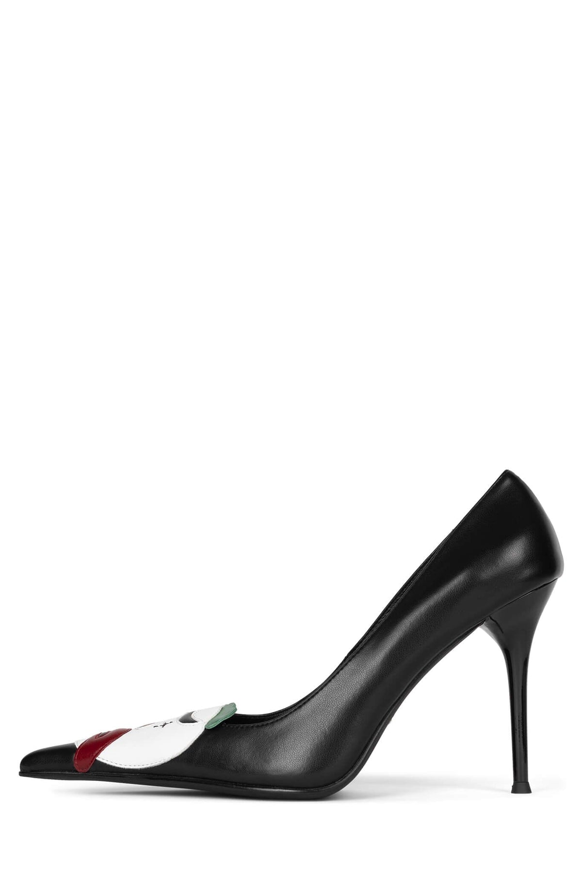 FUNNY-MAN Stiletto Pump - Black Combo |Jeffrey Campbell