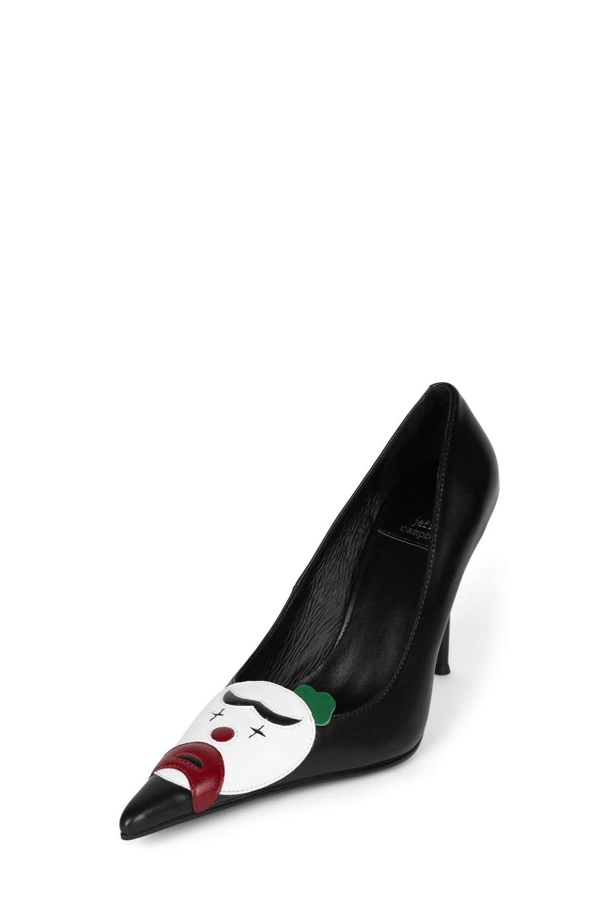 FUNNY-MAN Stiletto Pump - Black Combo |Jeffrey Campbell